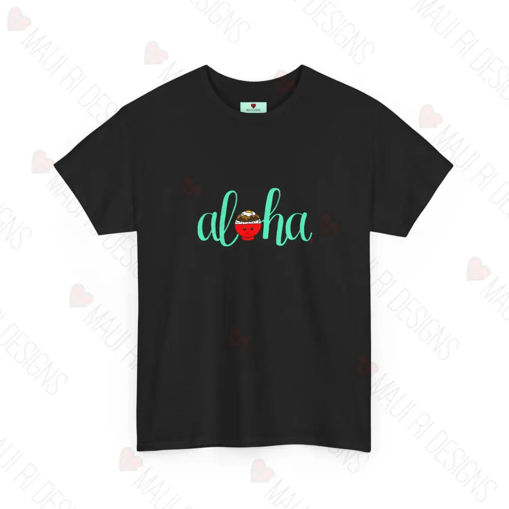 Aloha Loco Moco Unisex Heavy Cotton Tee Black / S T-Shirt