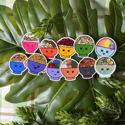 CutesyBowl™ (Bowls Only) Die-Cut Stickers