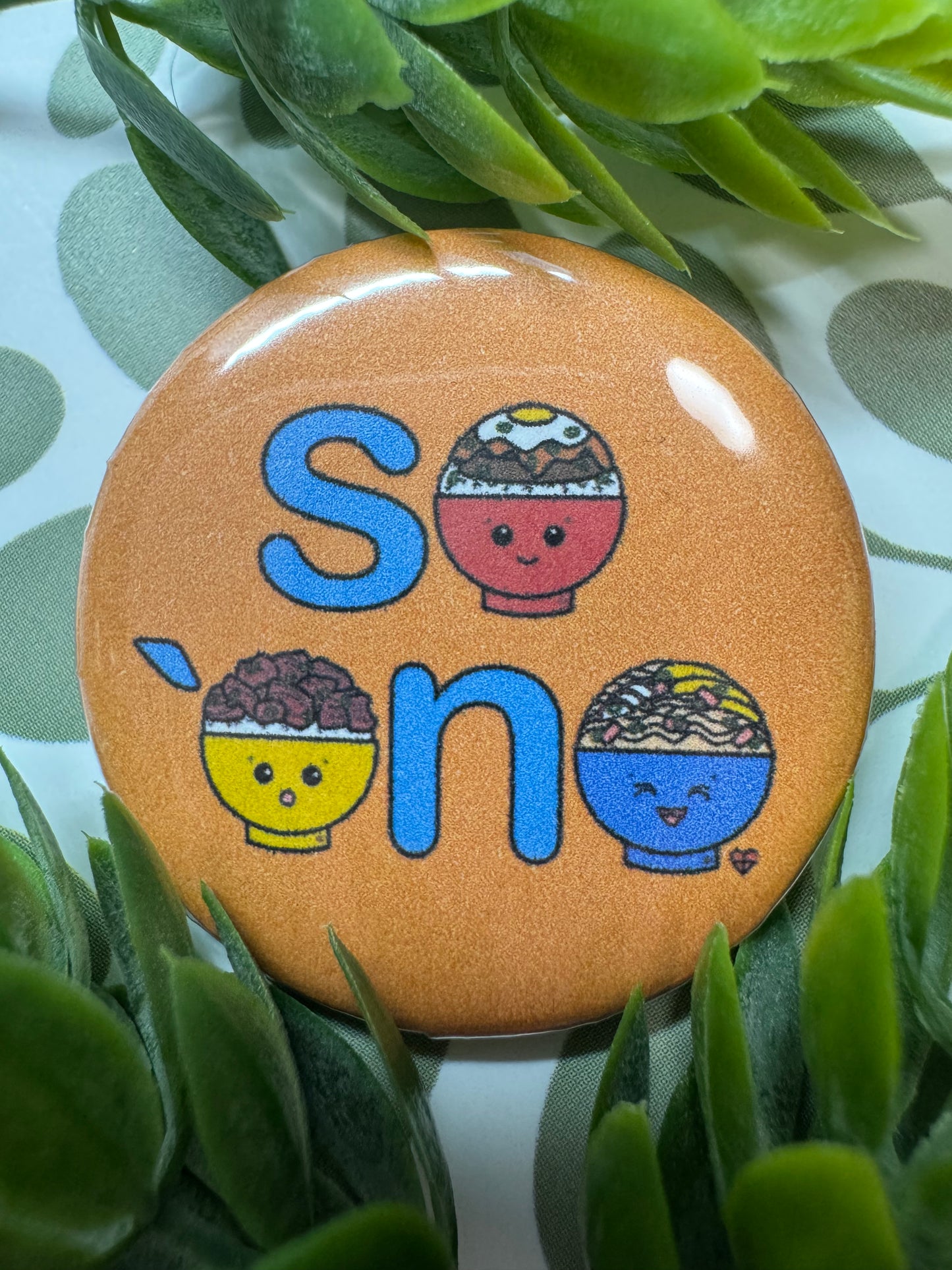 CutesyBowl™ (Local Phrases) Pin Buttons