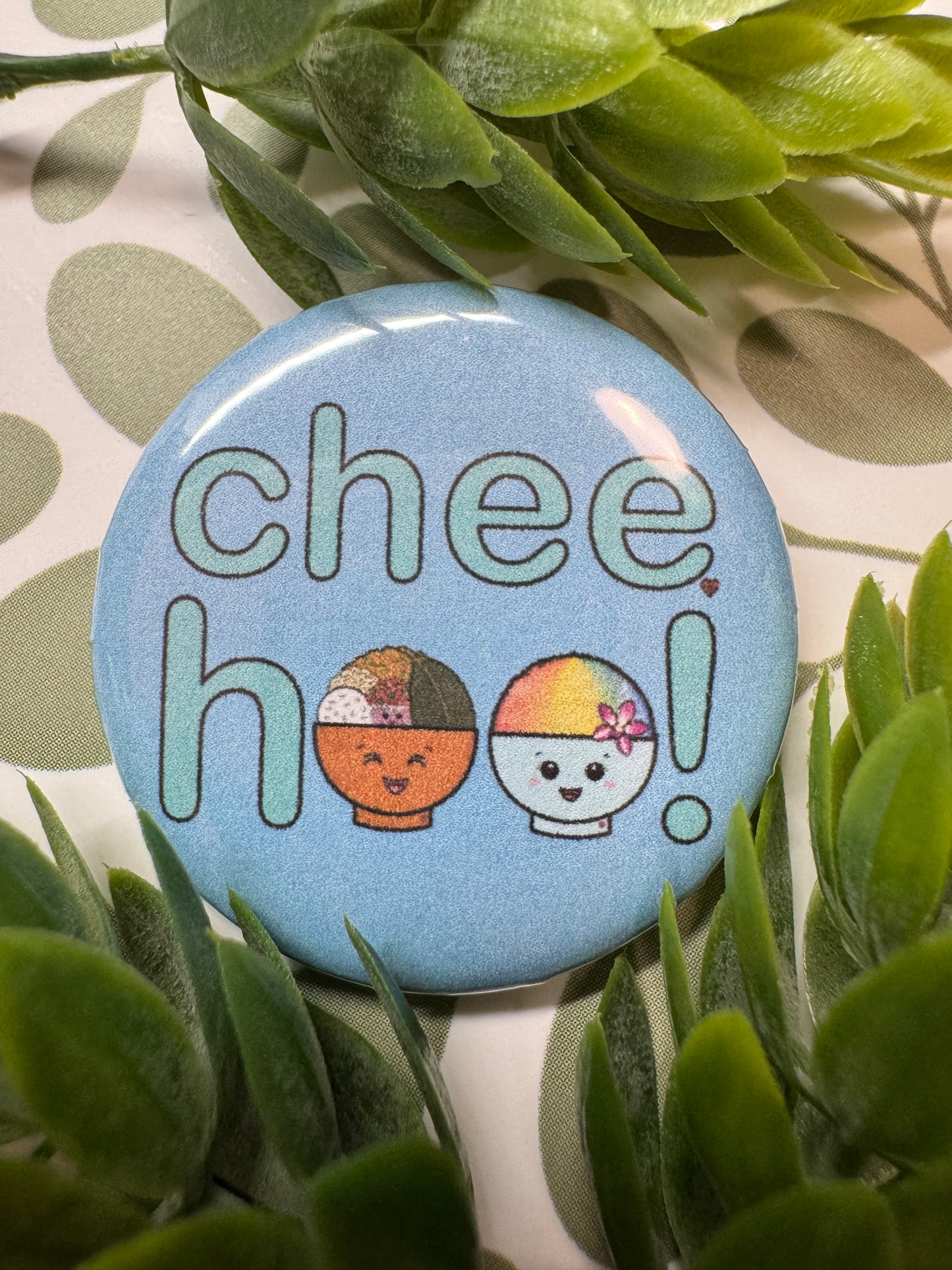 CutesyBowl™ (Local Phrases) Pin Buttons