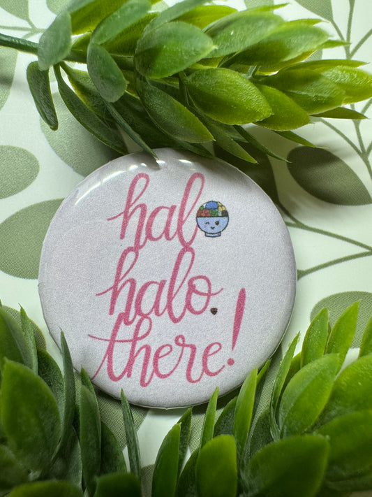 CutesyBowl™ (International Phrases) Pin Buttons