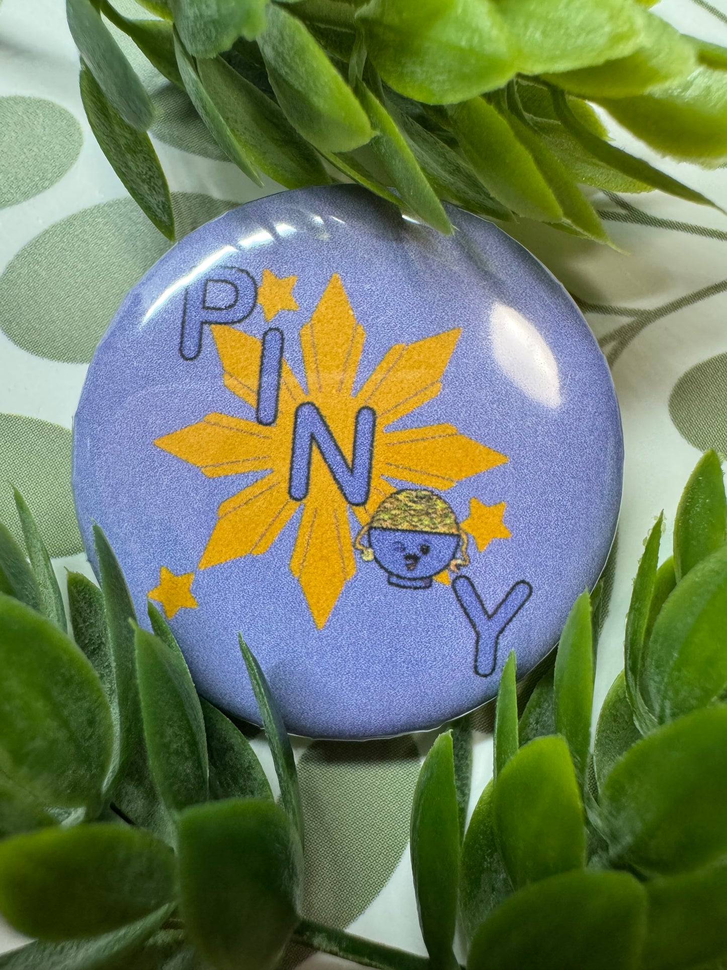 CutesyBowl™ (International Phrases) Pin Buttons