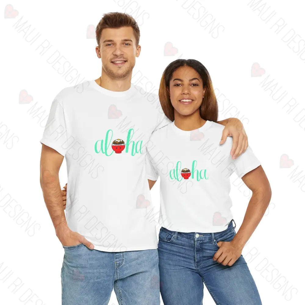 Aloha Loco Moco Unisex Heavy Cotton Tee T-Shirt